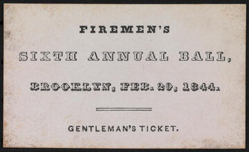 Firemen's Sixth Annual Ball