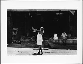When I looked for her to give her the picture, her building had burned and she had moved