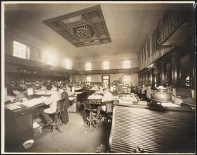 [Interior, office.]