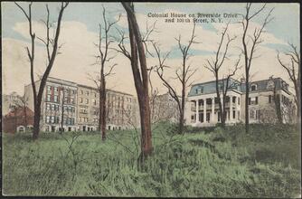 Colonial House on Riverside Drive and 100th Street, N.Y.