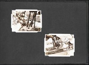 "Theoline" [Ropes on the deck of the "Theoline".]