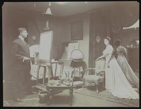 Harrison Fisher (Illustrator) and Models.