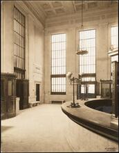 [Interior of bank.]