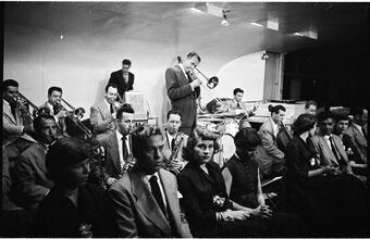 Vaughn Monroe [Monroe and band performing.]
