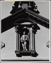 [Wooden statue of St. Paul, St. Paul's Chapel.]