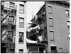 Wash Line between Two Tenements