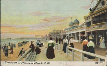 Boardwalk at Rockaway Beach, N.Y.