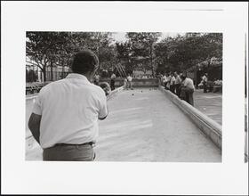 Bocci Court - Steinway St. between 21st and 23rd Avenue, 1982