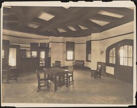 [Interior, possibly a waiting room.]