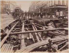 14 St [Construction of the cable road on Broadway, 1891.]