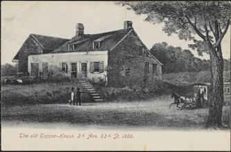 The Old Hooper House.  2d. ave. 83d St. 1860.