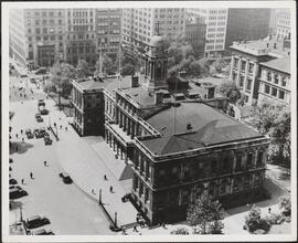 City Hall, overhead view
