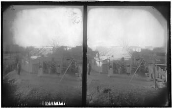 Shanty town about 69th Street West (Boulevard). Disappeared since.