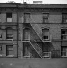 [Wooster street façade of 482 Broome Street.]
