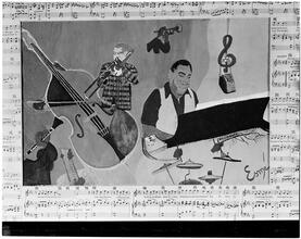 Art by Celebrities Sponsored by the Urban League [Esme Sarnoff's painting.]
