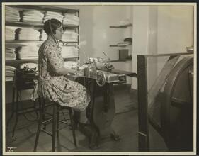 New York Association for the Blind, Interior, Charolette Rohr, Braille Press, Stereotype & Dictaphone.