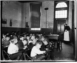 East Side Public Schools 6. Class in the Essex Market School.