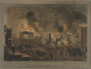 View of the Great Fire in New-York.Decr.16th.&17th.1835. 