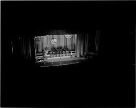 Swing Band Contest Sponsored by LOOK [Band performing on stage.]