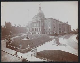 Boston, New State House, Public Gardens, Beacon St. & etc.